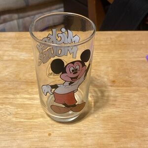 Vintage Disney Mickey Mouse Club glass